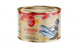 Golden Prize Sardine in Soy Sauce   Tin  150 grams